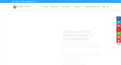 Desktop Screenshot of denvercenterofpsychotherapy.com